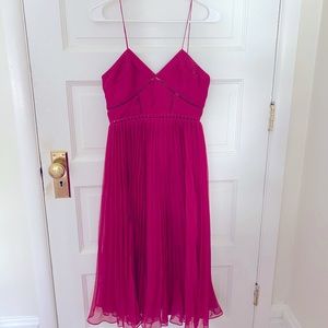 Self-Portrait Midi lace on lace dress